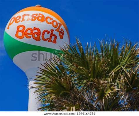 Pensacola Beach Ball Water Tower Stock Photo 1294164751 Shutterstock