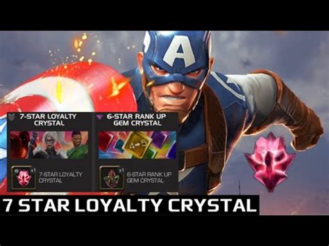 7 Star Loyalty Crystal Opening Finally A Cap S Commissary Win Mcoc