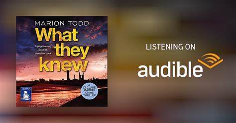 What They Knew by Marion Todd | Audiobook | Audible.com