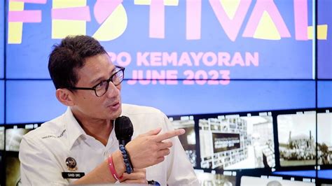 Menparekraf Sandiaga Uno Targetkan Jazz Festival 2023 Dorong Terget