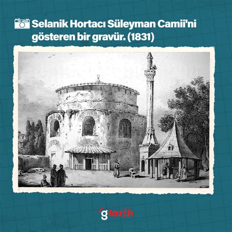 Selanik Hortacı Süleyman Camii ni gösteren bir gravür