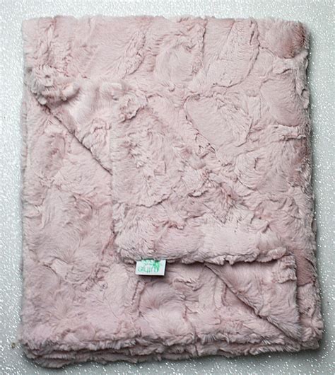 Minky Blanket Faux Fur Throw Pink Ruffle Baby Girl Blanket - Etsy