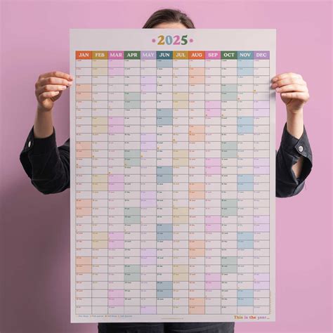 2025 Year Wall Planner Portrait This Is The Year Good Tuesday