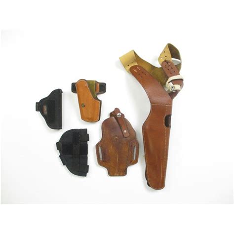 ASSORTED SEMI-AUTO HOLSTERS ETC