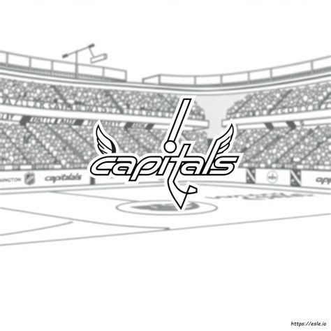 Washington Capitals Logo Coloring Pages