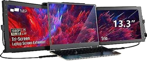 Amazon Mobile Pixels New Upgraded Trio Triple Screen Laptop