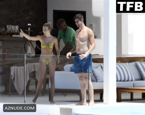 Mishel Gerzig Sexy Seen Flaunting Her Hot Bikini Body In Mykonos Aznude