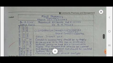 Preparation Of Dispensing And Auxiliary Labels For Suppositories YouTube