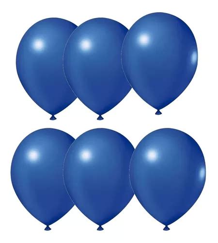 50 Unid Balão Bexiga Azul Royal 8 Polegadas Latex MercadoLivre