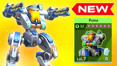 New Mech Puma With Em Rifle Mech Arena Youtube