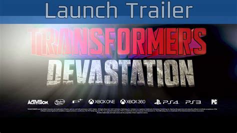 Transformers Devastation Launch Trailer Hd 1080p60fps Youtube