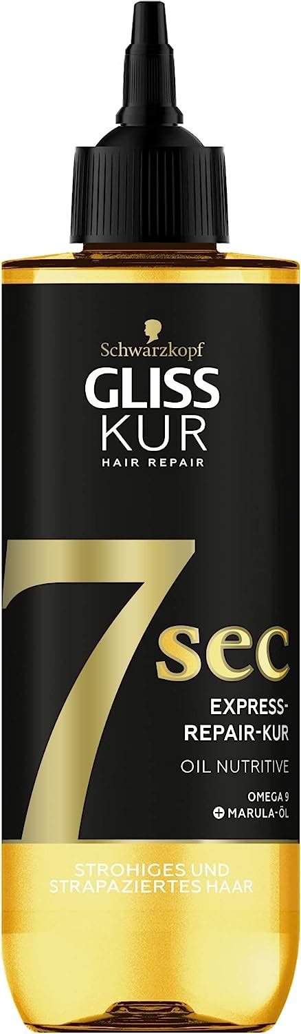 K Zone Gliss Kur 7 Sec Express Repair Cur Oil Nutritive 200 Ml