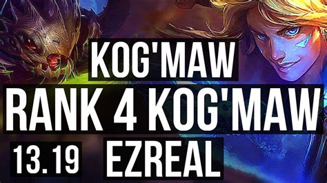 Kog Maw Vel Koz Vs Ezreal Xerath Adc Rank Kog Maw Dominating