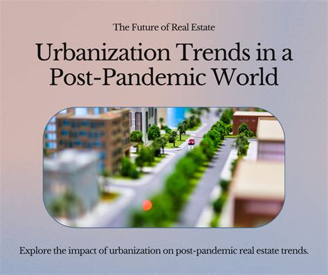 The Future Of Real Estate Navigating Urbanization Trends In A Post