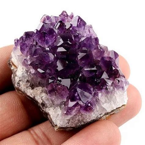 Purple Rough Natural Raw Amethyst Druzy Gemstone For Making Jewelry At