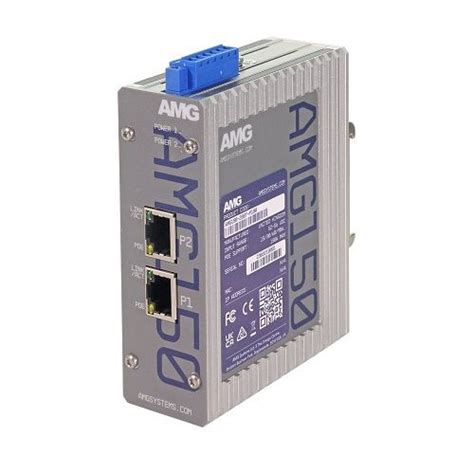 AMG150-2GBT-P180 Industrial 2-Port PoE Injector, 90W