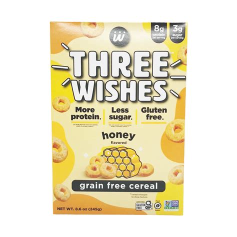 Three Wishes Honey Grain Free Cereal