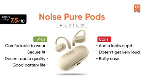 Noise Pure Pods Review All About Fit And Comfort Techno Blender