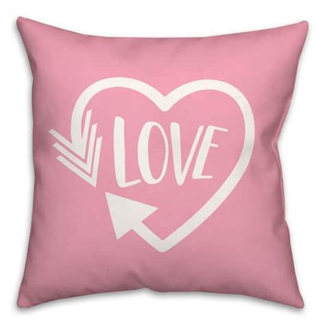 Love Heart Arrow Throw Pillow | Michaels