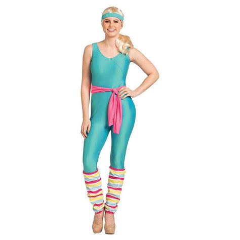 Great Shape Barbie™ 80s Aerobic Womens Costume Abracadabranyc