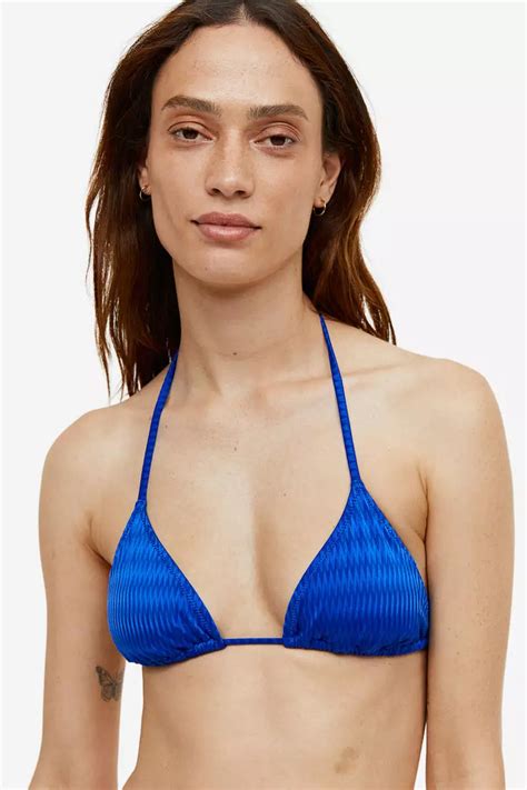 Buy H M Padded Triangle Bikini Top Online Zalora