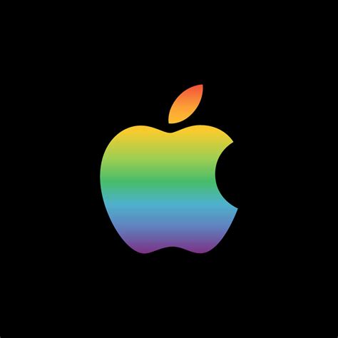 Apple Pride Logo Rainbow Colors - (.Ai .PNG .SVG .EPS Free Download)