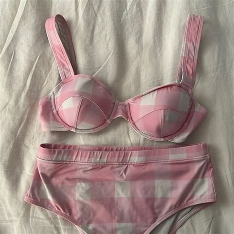 SOLID STRIPED Swim Solid Striped Lilo Bikini Top Bottom Poshmark