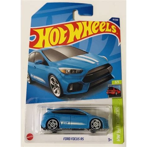 Hot Wheels Ford Focus Rs Light Blue Hw Hatchbacks Shopee Malaysia