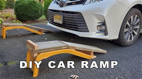 Practical Diy Car Ramp For Low Clearance Cars Youtube