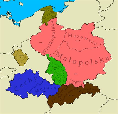 Slavic People Map