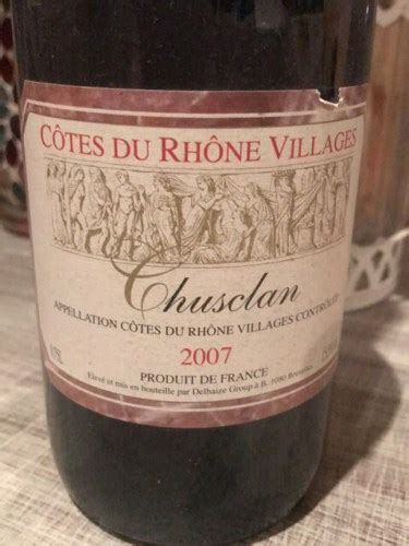 2016 Delhaize Côtes du Rhône Villages Chusclan Vivino US