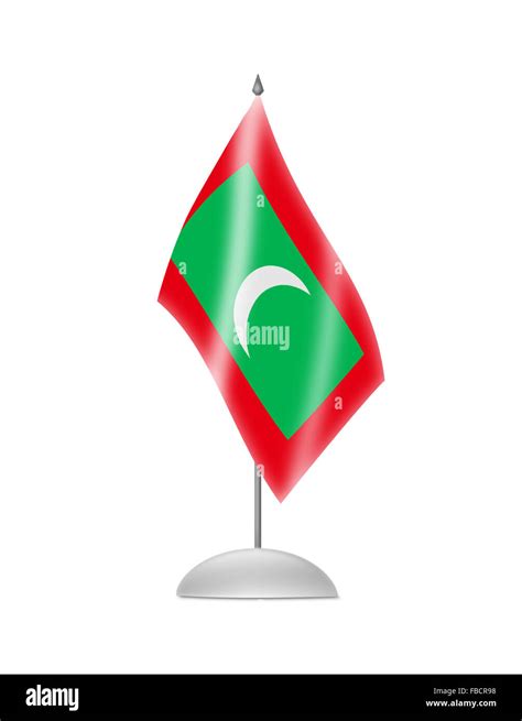 The Maldives Flag Stock Photo Alamy