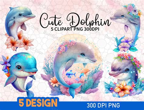 Cute Dolphin Clipart, Cute dolphin clip art, Clipart dolphins, Clipart of dolphin - Bundle Cricut