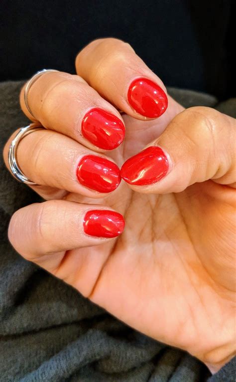 Red Dip Powder Nails