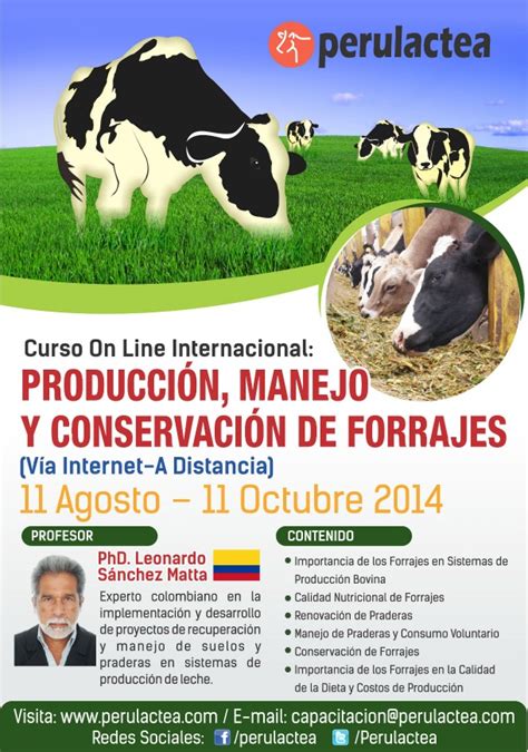 Curso On Line Internacional Producci N Manejo Y Conservaci N De