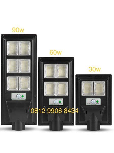 Jual Lampu Jalan Pju Solar Cell All In One W Watt Lampu Led Pju