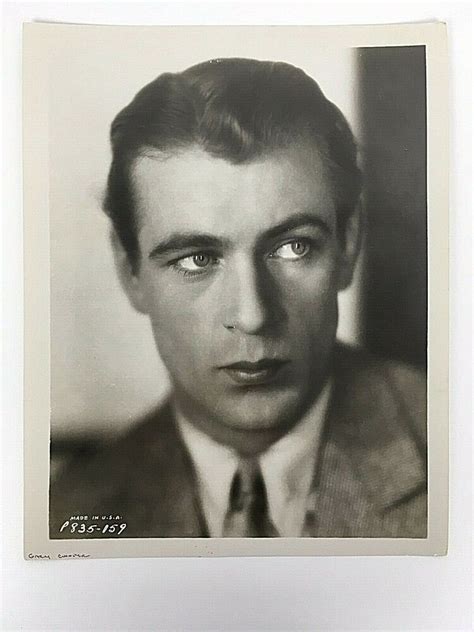 Gary Cooper Black White Photo 8 x 10 Hollywood Handsome Original 1930s Numbered Vintage ...