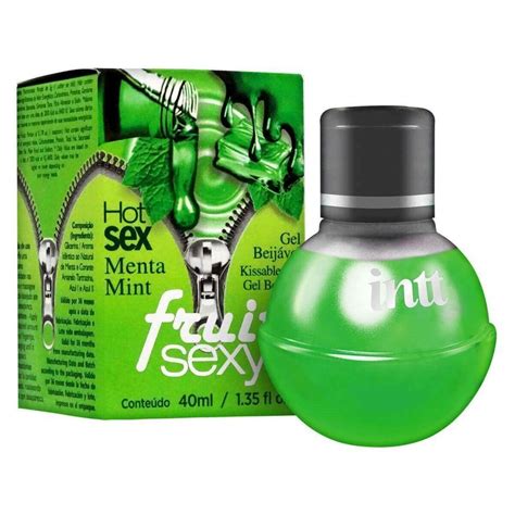 Fruit Sexy Gel Comestível ml Menta Sensual Center Sex Shop São Carlos