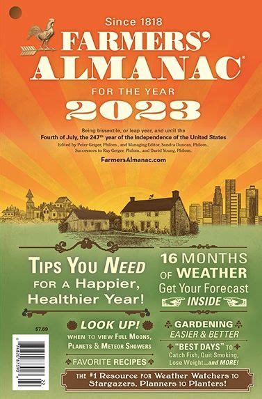 FARMERS’ ALMANAC 2023 | Farmers almanac, Farmer, Almanac