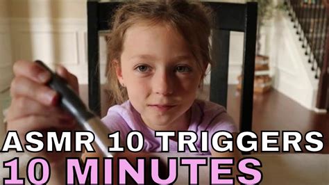 ASMR 10 Triggers In 10 Minutes To Help You Sleep YouTube