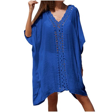 APEXFWDT Women S Cover Up Hollow Out Tassel Swimsuit Sleeve Bikini Cover Up Beach Bathing