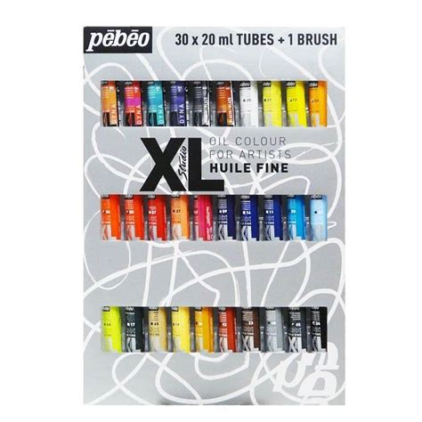 Coffret De Peintures L Huile Fine P B O Xl Studio Ml Brosse