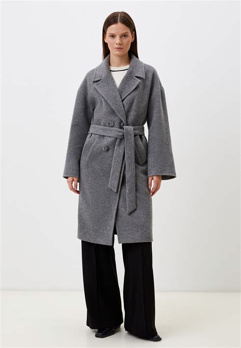 Пальто двубортное Shartrez, цвет: серый, RTLADS520101 — купить в ...