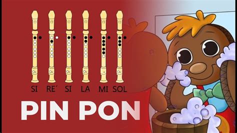 Pin Pon En Flauta Dulce Con Notas Animadas Faciles Y Explicadas Youtube