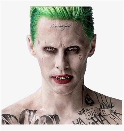 Jared Leto Joker Face Tattoos