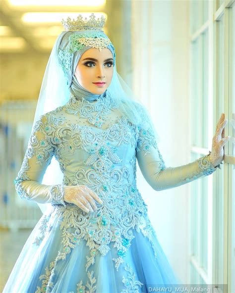 33 Ide Top Beautiful Wedding Hijab Dress