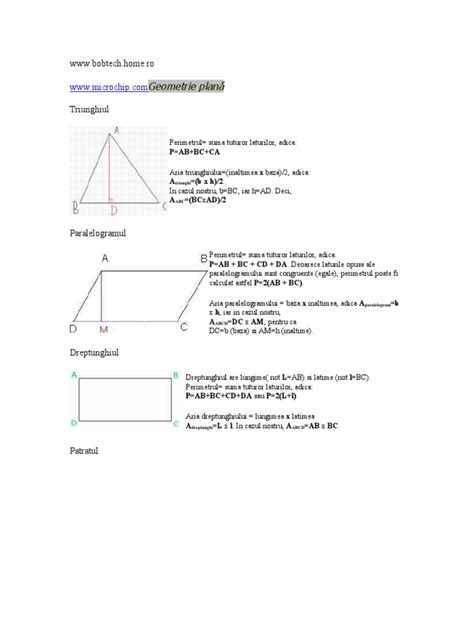 Pdf Formule Matematice Pt Geometrie Dokumen Tips