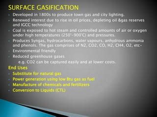 Coal gasification | PPT