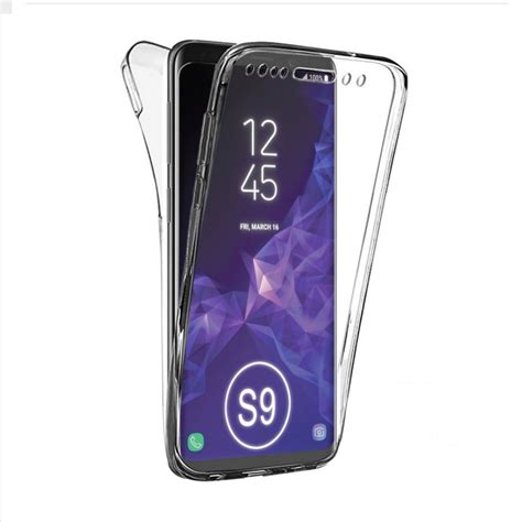 Funda Doble De Silicona Transparent Funda 360 Para Samsung Galaxy S9