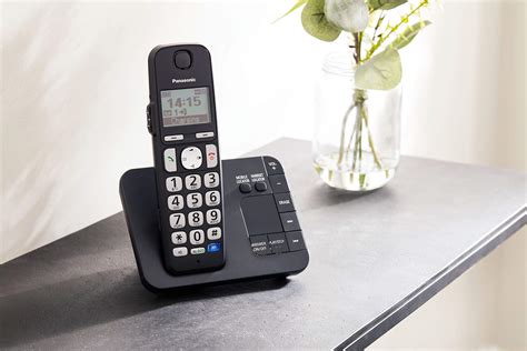 Buy Panasonic Kx Tge Big Button Dect Cordless Telephone With